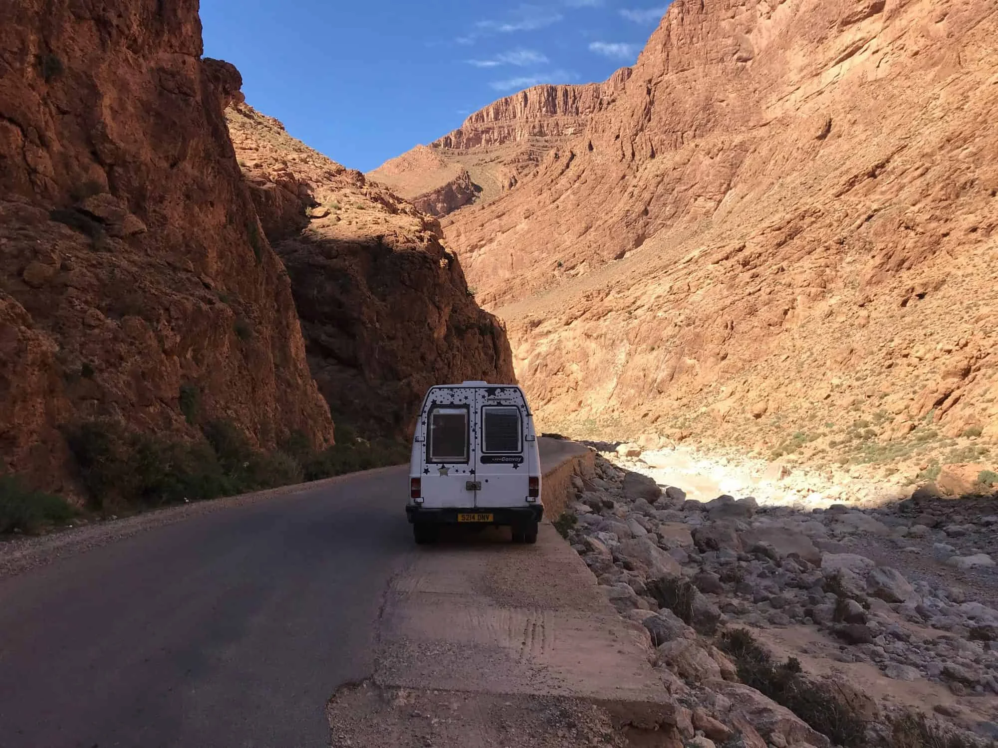 Traveling through Morocco in a Van